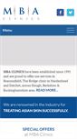 Mobile Screenshot of mbaclinics.com